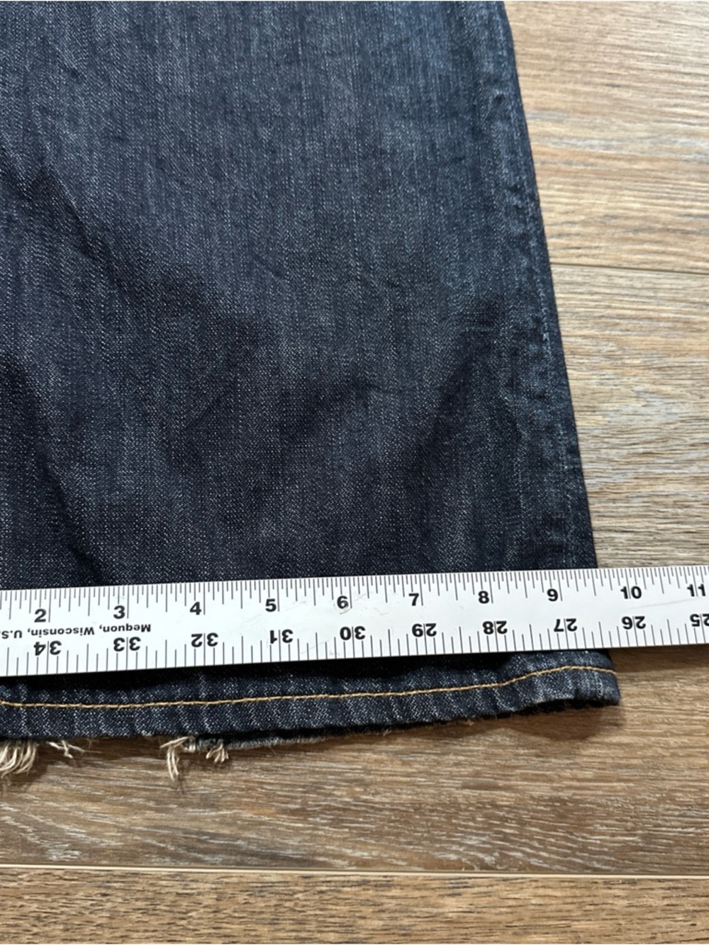 GAP Dark Blue Flare Jeans size 10 Extra Tall - Picture 4 of 12